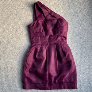 BCBG One Shoulder Dress